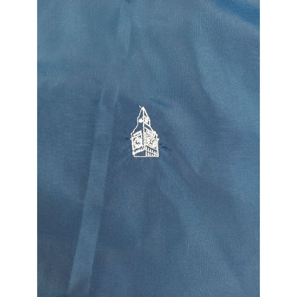 Vintage London Fog Windbreaker Bomber Jacket Blue Men's XL Snaps Union Made USA - Picture 5 of 9